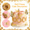 LaVenty Gold Frame Cake Decorations Tea Party Cake Topper 6