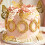 LaVenty Gold Frame Cake Decorations Tea Party Cake Topper 4