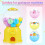 Didiseaon 50pcs Plastic Capsules Empty Balls for Bubble Gum Machine 3