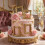 LaVenty Gold Frame Cake Decorations Tea Party Cake Topper 9