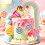 Candyland Cake Decorations Ice Cream and Candy Cake Topper 4