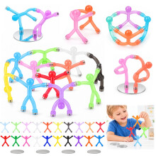 KASURE 20PCS Magnetic Men Fidget Toys for Kids, Magnetic Fidget Travel Toys