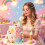 Candyland Cake Decorations Ice Cream and Candy Cake Topper 5