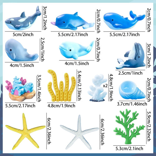 Under the Sea Ocean Cake Decorations Shells Cake Decor 1
