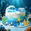 Under the Sea Ocean Cake Decorations Shells Cake Decor 3