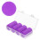 sourcing map 100Pcs Plastic Poker Chips, 37mm, Dark Purple 1