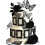 LaVenty Black Goth Cake Decorations Butterfly Goth Cake Topper 8