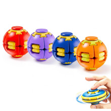 4-Pack Press & Spin Fidget Ball with 4 Colours