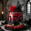 LaVenty Black Goth Cake Decorations Butterfly Goth Cake Topper 7