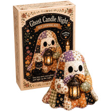 Little Ghost's Halloween Diy Patchwork Kit, Sewing Craft Ghost Doll