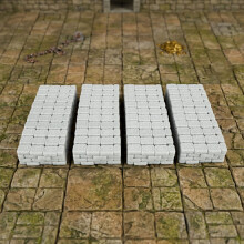 AUSPDICE Dungeon Walls, 40-Piece 28mm DND Terrain Modular System