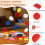 sourcing map 100Pcs Plastic Poker Chips, 37mm, Red 3