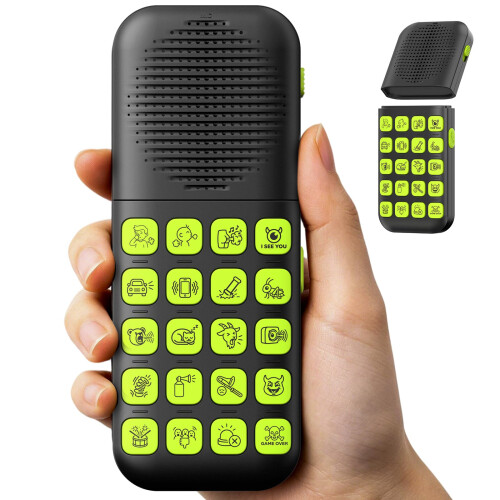 Sound Effects Machine with 20 Hilarious Sounds & 10 Second Voice Recorder