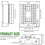 Power Distribution Board, 2x12 Terminal Block, 30A 300V, 2Set 2