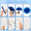 16th Birthday Decorations Blue Silver Party Decor Set for Men Boys 4