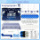 16th Birthday Decorations Blue Silver Party Decor Set for Men Boys 2