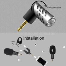 yanmai M5x7 35mm Mini Condenser Mic Smartphone Voice Record Audio Capture