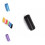(Black)Pet Waste Bags Solid Color Design Cleaning Stool Portable Dog Walking Bag 5