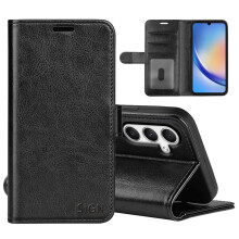 Wallet tok Samsung Galaxy A35-höz - Fekete