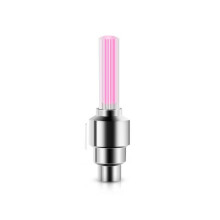 (Red)Bicycle Valve Cap Led Light With Multiple Colors For Bike Wheel Decor Safety