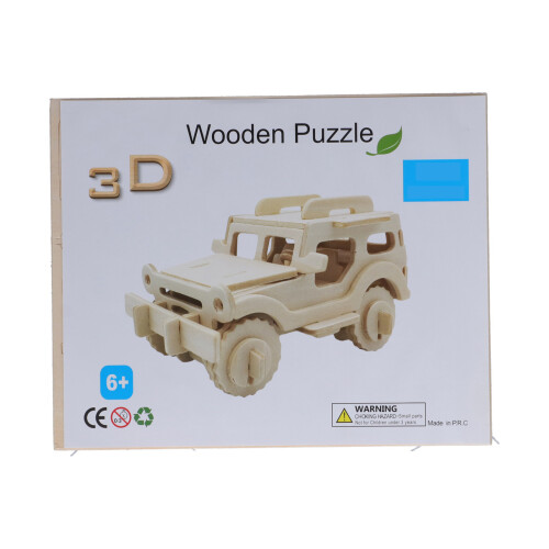 DIY 3D Holz Auto Puzzle Spielzeug Set 1
