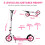 Foldable Scooter with Adjustable Handlebar 2