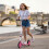 Foldable Scooter with Adjustable Handlebar 8
