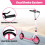 Foldable Scooter with Adjustable Handlebar 6