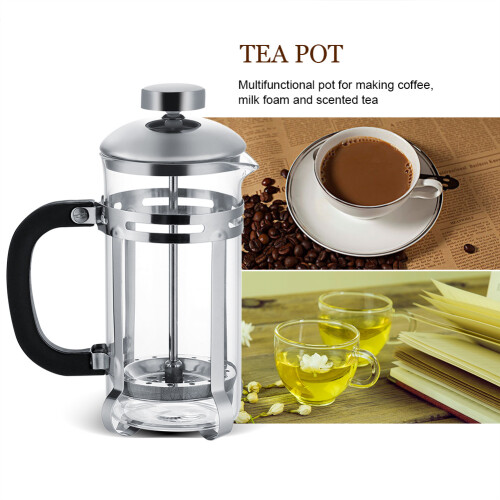 350ml Cafetiere Kanne mit Edelstahlfilter 1