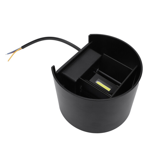 LED Außenwandleuchte 12W IP65 Alu Auf-Ab COB 2