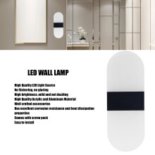 Moderne LED Wandleuchte Acryl 6W 600lm