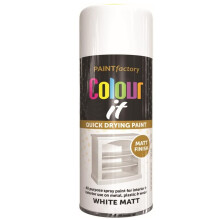 Rapide PF Colour It Spray Quick-Drying Plastic High-Performance Matt White 400ml