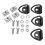 T-Nutenstein Set 3/8"-16 Gewinde mit Ankerbolzen 7