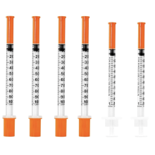 10 Pack 1ml 30G 8mm Sterile Syringes with Needles Individually Wrapped, Multi-Purpose Measuring Tools