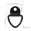 V-Ring Anker Stahl 3000 lbs 8 Stk 2