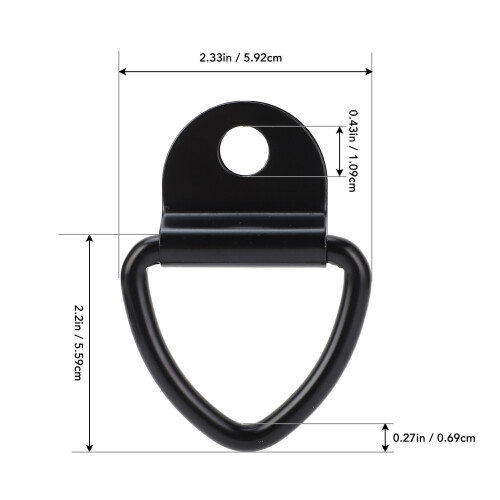 V-Ring Anker Stahl 3000 lbs 8 Stk 1