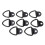 V-Ring Anker Stahl 3000 lbs 8 Stk 10