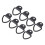 V-Ring Anker Stahl 3000 lbs 8 Stk 16
