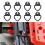 V-Ring Anker Stahl 3000 lbs 8 Stk 8