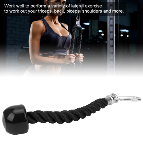 Trizepsseil Nylon Kunststoffgriff Fitnessstudio 1