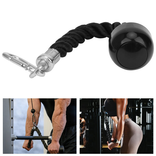 Trizepsseil Nylon Kunststoffgriff Fitnessstudio 2