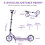 Foldable Scooter with Adjustable Handlebar 2