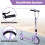 Foldable Scooter with Adjustable Handlebar 5