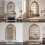 Living And Home Antique Framed Wall Mirror for Decor 4