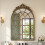 Living And Home Antique Framed Wall Mirror for Decor 1