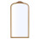 Living And Home Gold Arched Decorative Vanity Mirror with Carved Frame 5