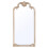 Living And Home Gold Decorative Vanity Mirror with Carved Frame 5