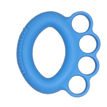 Fingerstrecker Übungsring Silikon Blau