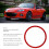 Auto AC Ringe Rot Mazda MX-5 2009-2015 20