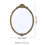Living And Home Gold Decorative Vanity Mirror with Carved Frame 7